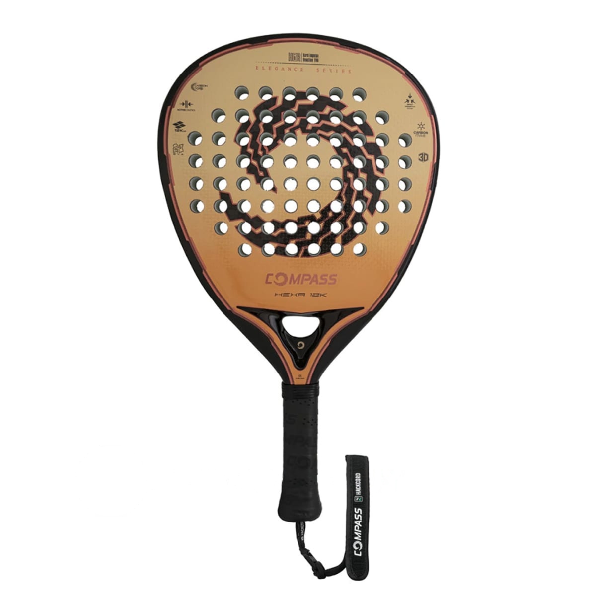 Pala De Padel Compass Hexa 12K Del Bono 2025
