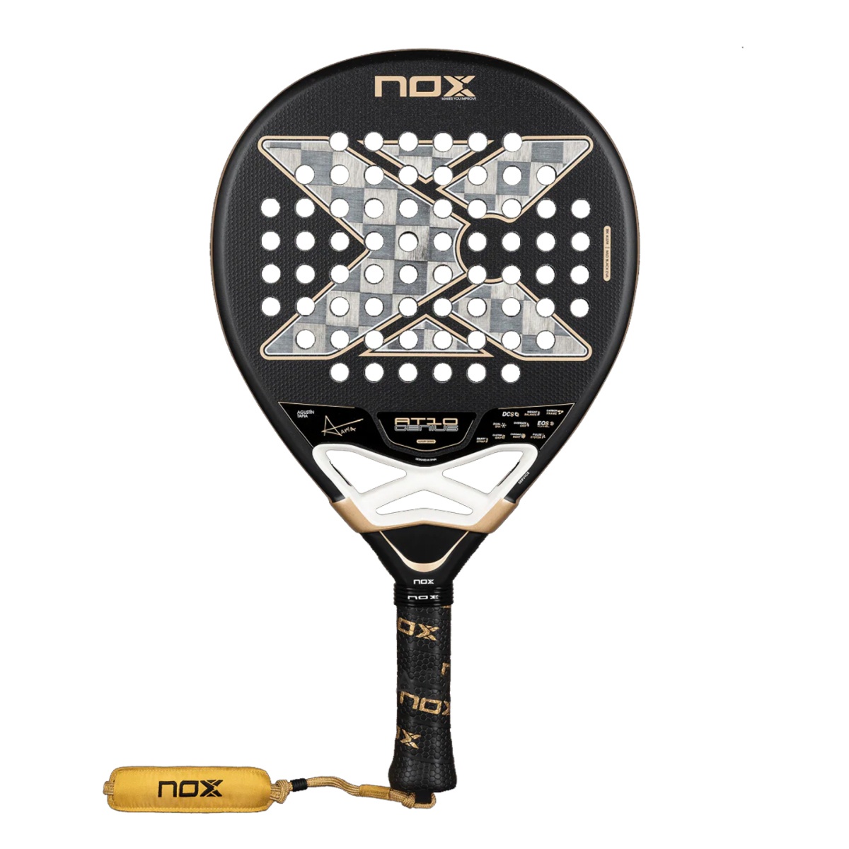 Pala de Padel Nox AT10 Genius 18K Alum 2026 – Agustin Tapia