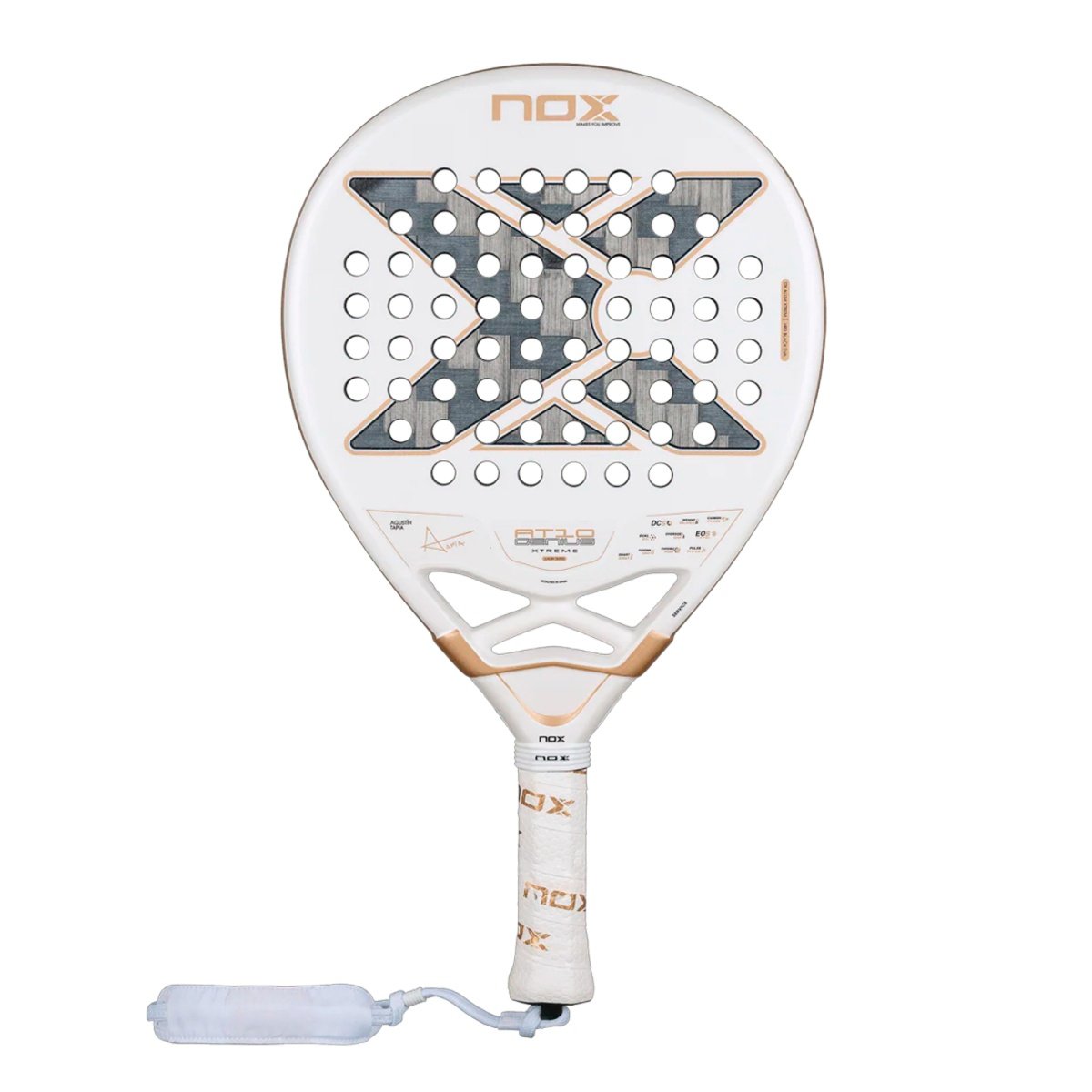 Pala de Padel Nox AT10 Genius 12K Alum Xtrem 2026 – Agustin Tapia